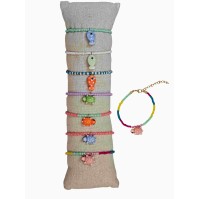 Lot de 35 Bracelets charm's Poissons et Tortues